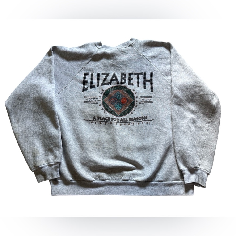 Vintage Hanes Activewear Adult XL Sweatshirt Elizabeth Colorado Ohiopyle 1994